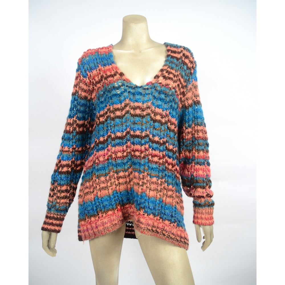 New Free People Sweater multicolored sz xs